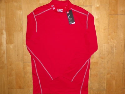 UNDER ARMOUR Men COMPRESSION Base Layer COLD GEAR Long Sleeve XXL 2XL Mock Shirt