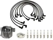ACDelco Ignition Kit Distributor Rotor Cap Wire Spark Plugs for Chevy Corvette