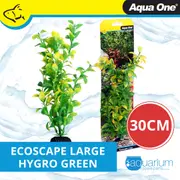 Aqua One Ecoscape Large Hygro Green Plastic Plant 30cm - Large (28405)