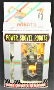 1980's Power Shovel Robot Transformer - Diaclone - GoBot - NIB