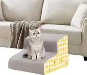 Pet Stairs Dog Ladders - Foam Dog Steps, Non-Slip Pet Ramp | Foam Dog Stairs, pet Dogs Steps, Easy Access Pet Ladders for Cats, Kittens, Puppies, Anti-Slip Stairs for Furniture, Vehicles