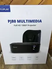 iDeaPLAY PJ80 1080P FHD Native Resolution Home Theater Projector New