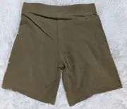 ANKO Kids' Olive Green Soft Stretch Shorts Comfortable Everyday Wear NWT