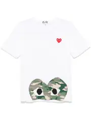 [COMME des GARCONS PLAY] Camo Bottom Heart Tee Men