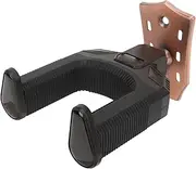 Guitar Wall Mount, Auto Lock Wood Guitar Hanger, Guitar Neck Bracket Holder Hook Wall Stand Musical Instrument Accessories (Black) (Reddish Bronze Color)