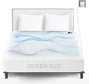 Earthing Mat with Grounding Connection Cable, Magnetic Field Mat with 10% Silver Fibre & 90% Organic Cotton, Conductive Grounding Mat for Better Sleep (Queen)