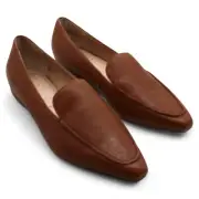 Franco Sarto Womens Belamour Slip on Leather Loafers (Size 6.5)