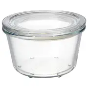 IKEA 365+ food container with lid, glass, 600 ml