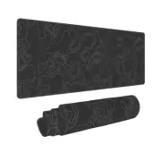 Topographic Map Lines Mouse Pad Geographic Gaming Mouse Pad Long Keyboard Mat...