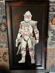 Clone Trooper Commander Fil Changeable Original Drawing Multiple Display Art