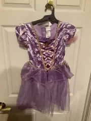NWT Disney Rapunzel Tangled Costume Purple Child Size Small 4-6 Lights Up