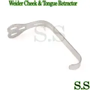 New Surgical Cheek Weider Tongue Retractor Large Mirror Finish Dental Tool