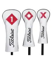 Titleist Jet White Leather - Set Includes 1 Driver, 1 Fairway and 1 Hybrid