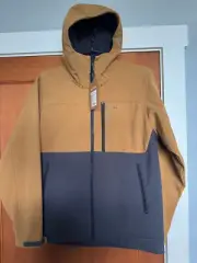 Grundens Bulkhead Softshell Jacket - Windproof - Whiskey Brown - Large - NEW!