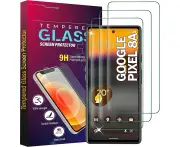 [3 Pack] Google Pixel 8A Screen Protector Premium Tempered Glass For Google Pixel 8A (6.1")