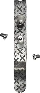 Donk! Titanium Pocket Clip. Made for Leatherman Free (P2, P4, T2 & T4) Curl & Bond. TC4 Titanium. Matte Finish. 2 Screws. 5 Custom Designs. Extra Carry Options - 'Multiply’