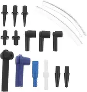 ULTECHNOVO 16pcs Brake Fluid Bleeder Kit User Friendly Brake Fluid Exchange Tool for Car Motorcycle Durable Connectors Oil Extraction Tube for Efficient