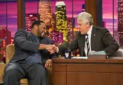 Jerome Bettis and Jay Leno Historic Television Old Photo 8