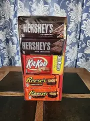 HERSHEY's Variety Pack, Milk Chocolate, Milk Chocolate with Almond Bars,