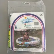 Vintage VTG Intex The Wet Set The Little Mermaid 50" x 10" Pool Kiddie Disney