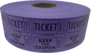 Ticket GURUS-Double Raffle Ticket Roll : roll of 2000- (Magenta)