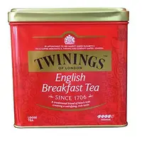 在飛比找樂天市場購物網優惠-TWININGS 唐寧紅茶-英倫早餐茶 罐裝茶葉/500g(