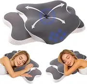 SAILESI Memory Foam Pillows, Cervical Neck Pillow for Neck and Shoulder, Ergonomic Contour Pillows with Soft Silk Cover Sleeping, Neck Support Pillow for Side Back Stomach Sleepers