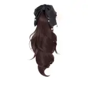 Half-Tied Tassel Bow Ponytail Wig Hair Extension Pony Tail Hairpiece Daily