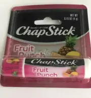 CHAPSTICK FRUIT PUNCH LIP BALM 0.15 OZ.NewSealed + Carded HTF!!!!