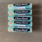 Chapstick 100% Lip Butter Pink Grapefruit Brand New Sealed Free Shipping 5x Unit