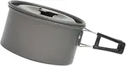 POPETPOP 1 Set Lightweight Camping Cookware Durable Non Stick Pot for Hiking and Outdoor Activities Includes Storage Bag for Backpacking Picnics and Camping Trips