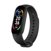 Fitness Tracker Watch with Heart Rate Monitor Bluetooth Smart Fitness Bracelet Wristband-Black