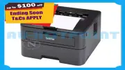 Brother HL-L2460DW A4 Mono Laser Single Function Printer+Duplex+AirPrint TN-2530