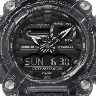 CASIO G-SHOCK 半透明系列雙顯手錶 送禮推薦 GA-900SKE-8A