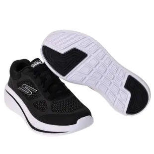 【SKECHERS】SKECHERS GO RUN MAX CUSHIONING ESSENTIAL-慢跑鞋/黑/女鞋-129252BKW/ US7/24CM