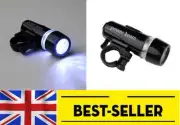 front 5 white led light - head bike red torch lantern lights flash lamp small UK