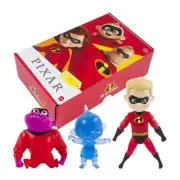 Pixar The Incredibles Core Dash,Monster & Goo Baby Jack-Jack Action Figure 3Pack