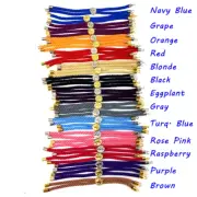 Slide Macrame Slider Bracelet Adjustable Cord Bracelet Half-finished Cord w Stop