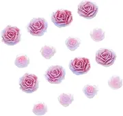 LALADEFIEE 1 Box Gradient Rose Jewelry 3D Flowers for Nails Flower Nail Art Charms Nails Decoration Flower Nail Charms Nail Decorations Nail Gems and Charms 3D Nail Charms for Nail Art