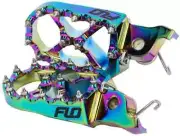 Flo Pro Footpegs Driver Foot Pegs Pair Jet Fuel Iridescent Kawasaki KX65 2000-23