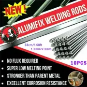 10PCS Universal Aluminum Solution Welding Flux-Cored Rods Wire Brazing Rods