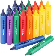 Snblzhef 18Pcs Bathroom Crayon Erasable Graffiti Toy Washable Doodle Pen for Baby Kids Bathing Toy Crayons