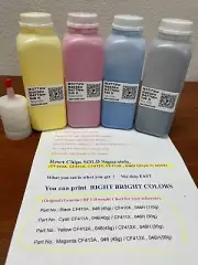 (200g x 4) Toner Refill for HP M377, M452, M477, Canon 046 H (CF410 ~ CF413A/X)
