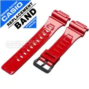 Genuine Casio Watch Band f/ Tough Solar AQS810WC-4AV AQ-S810WC Glossy Red Strap
