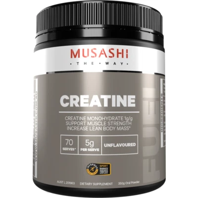 Musashi Creatine Unflavoured 350g Oral Powder