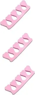 MUSISALY 120 Pcs Toe Separators Pedicure Toe Separators Foam Toe Spacers for Pedicures Home Pedicure Kit Toe Separators for Pedicure Toe Separaters Manicure Kit Finger Toe Separator Pink