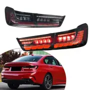 VLAND GTS SMOKED LED Tail Lights W/Animation For 19-24 BMW 3 Series G20 G80 M3 (for: BMW)