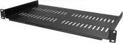 1U Server Rack Shelf - Universal Vented Rack Mount Cantilever Tray 19" Network