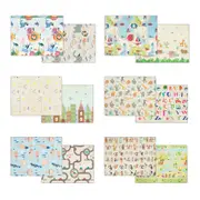 Playpals Kids Play Mat Baby Crawling Double Folding XPE Foam Pad Non-slip Carpet