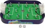 Nutriess Tabletop Soccer Game Mini Board Interactive Play Set Compact Design Easy Assembly with Multifunction Shot Setup for Kids Gatherings